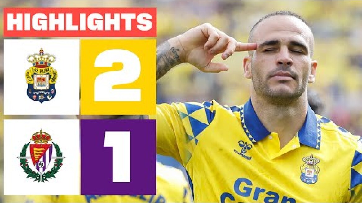 UD LAS PALMAS 2 - 1 REAL VALLADOLID CF I RESUMEN LALIGA EA SPORTS