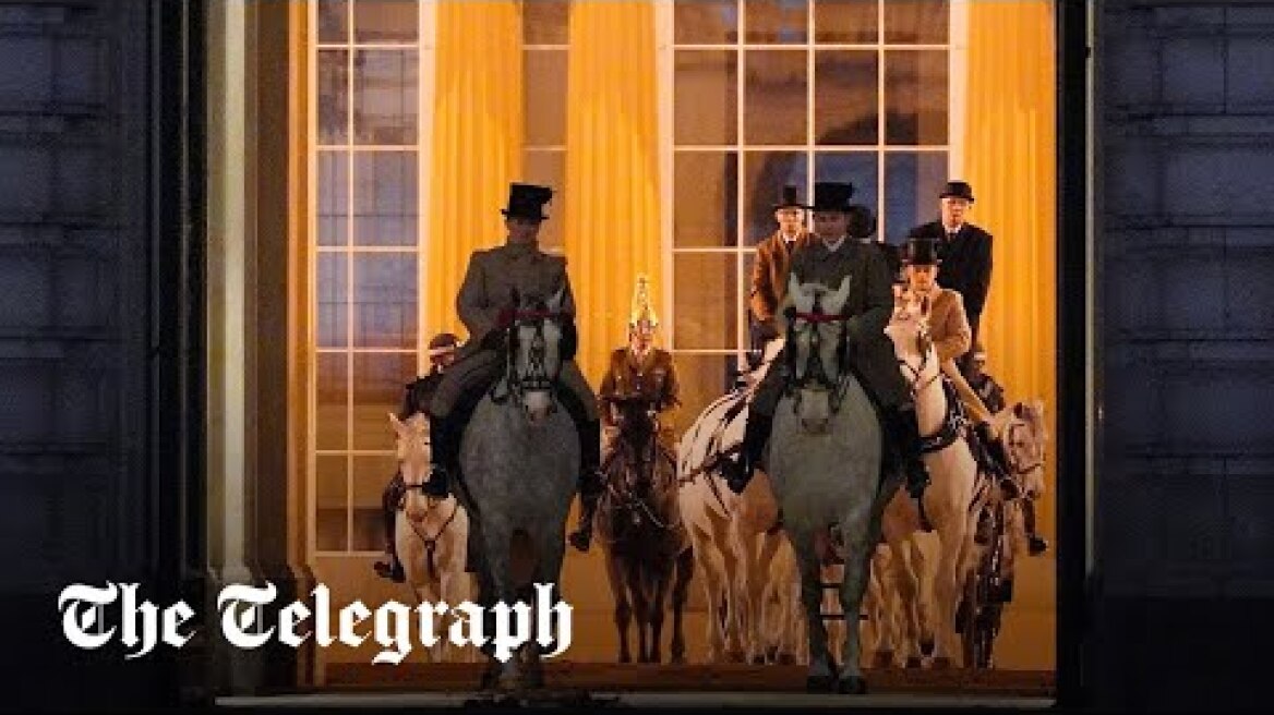 Midnight Coronation rehearsal for King Charles takes place on empty London streets