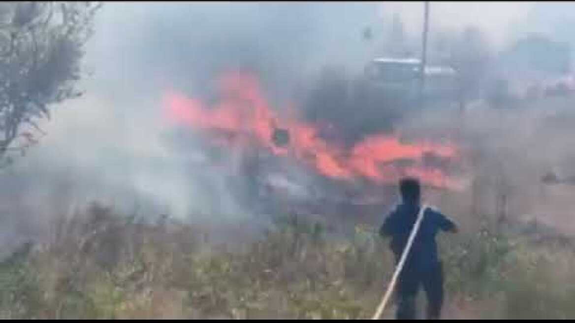 Μεγάλη φωτιά στην Αρίωνος