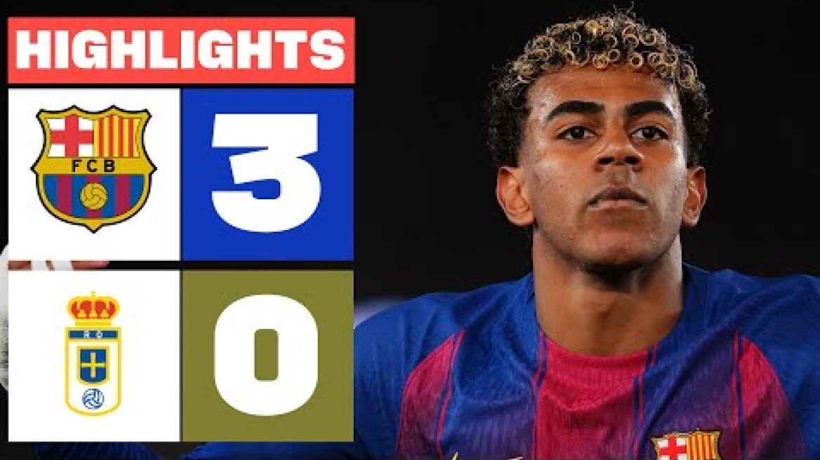 FC BARCELONA 3 - 0 REAL OVIEDO | RESUMEN LALIGA EA SPORTS