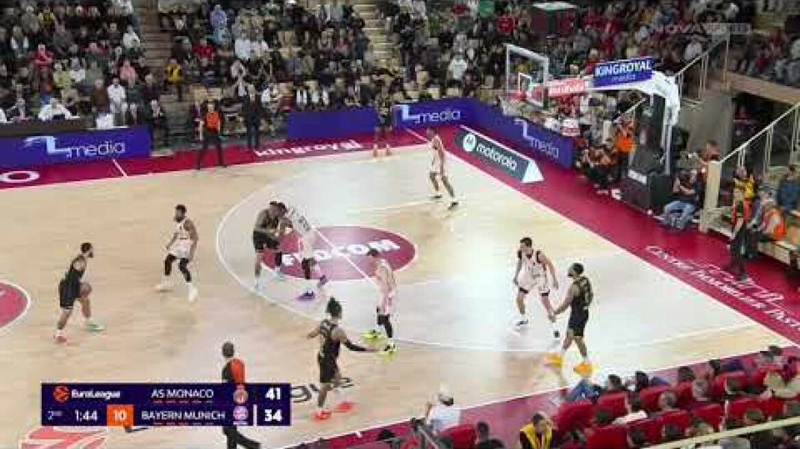 Μονακό – Μπάγερν Μονάχου: 103-77 (MD 17, 19/12/25)