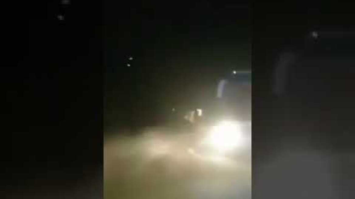 Siria: Yarmouk activista muestra los autobuses que han entrado al campamento Hayar al-Aswad/Yarmouk