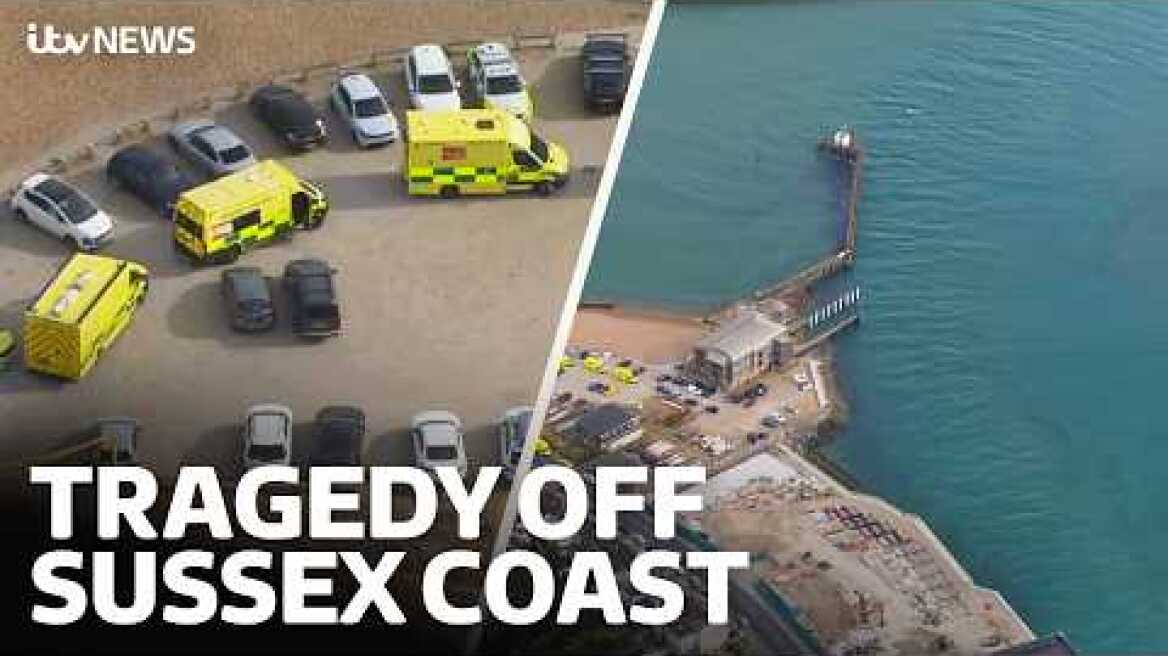 Three members of same family die after going for swim in sea off Shoreham