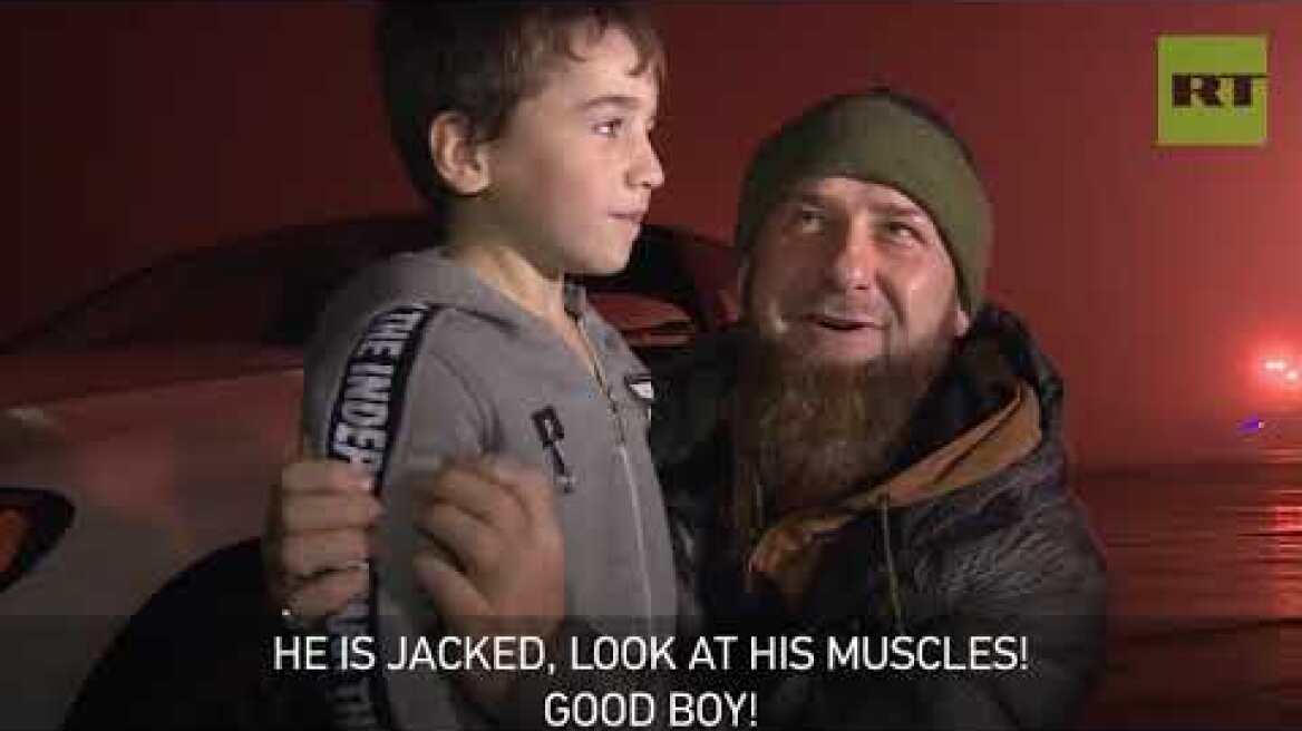 Kadyrov presents Mercedes to 5yo 'Chechen Schwarzenegger' reportedly doing 4k+ push-ups