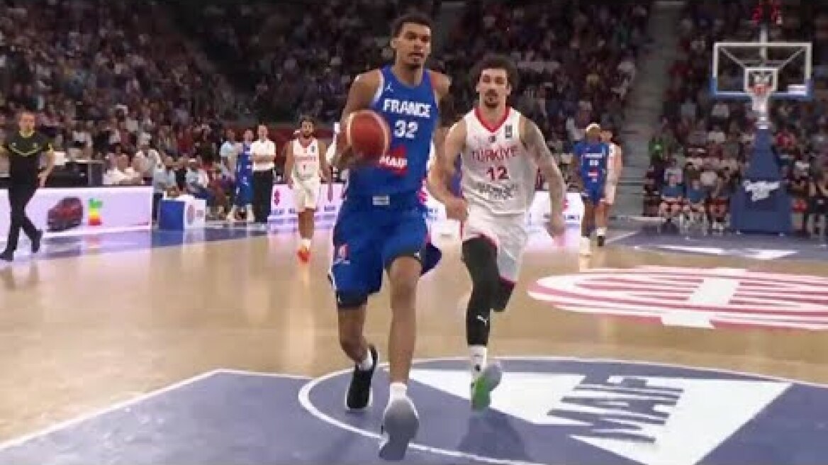 Victor Wembanayama (24 PTS) Leads France vs Turkey! 👏 | July 3, 2024