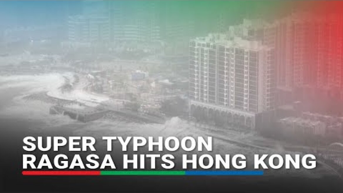 Huge waves from Super Typhoon Ragasa hammer Hong Kong coastline | ABS-CBN News