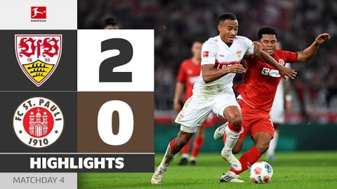 St. Pauli Beaten For The 1st Time | VFB STUTTGART - ST. PAULI | Highlights | MD 4 – Bundesliga 2025