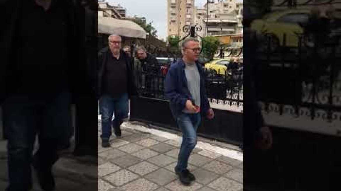 Ρέππας, Παπαθανασίου, Λουδάρος και Χατζηπαναγιώτης στην κηδεία Άννας Παναγιωτοπούλου