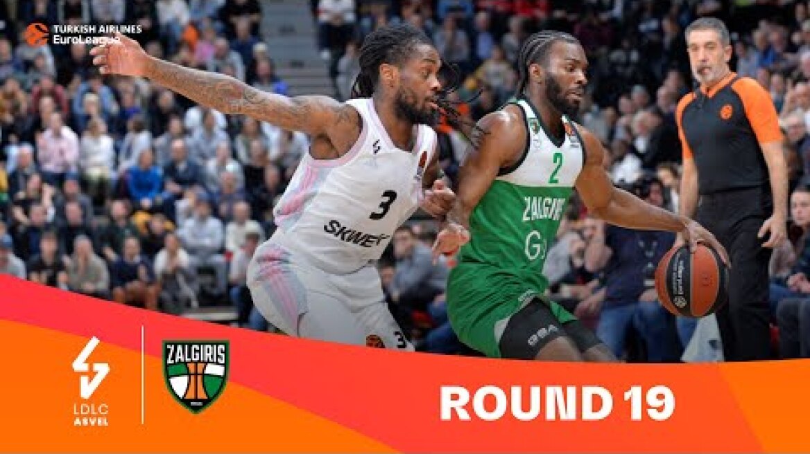 ASVEL-Zalgiris | Round 19 Highlights | 2023-24 Turkish Airlines EuroLeague