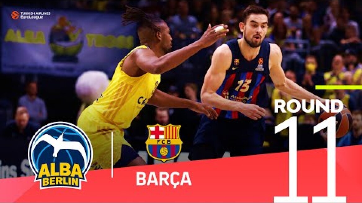 Barcelona survives a thrilling finale! | Round 11, Highlights | Turkish Airlines EuroLeague