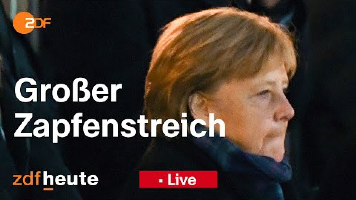 Ende einer Ära - Großer Zapfenstreich für Angela Merkel | ZDF-Spezial