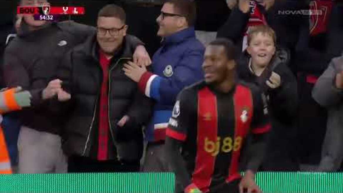 Μπόρνμουθ-Νότιγχαμ Φόρεστ: 5-0 (MD 23, 25/01/2025)