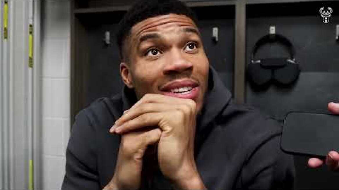 Giannis Antetokounmpo Postgame Sound | 11.22.23