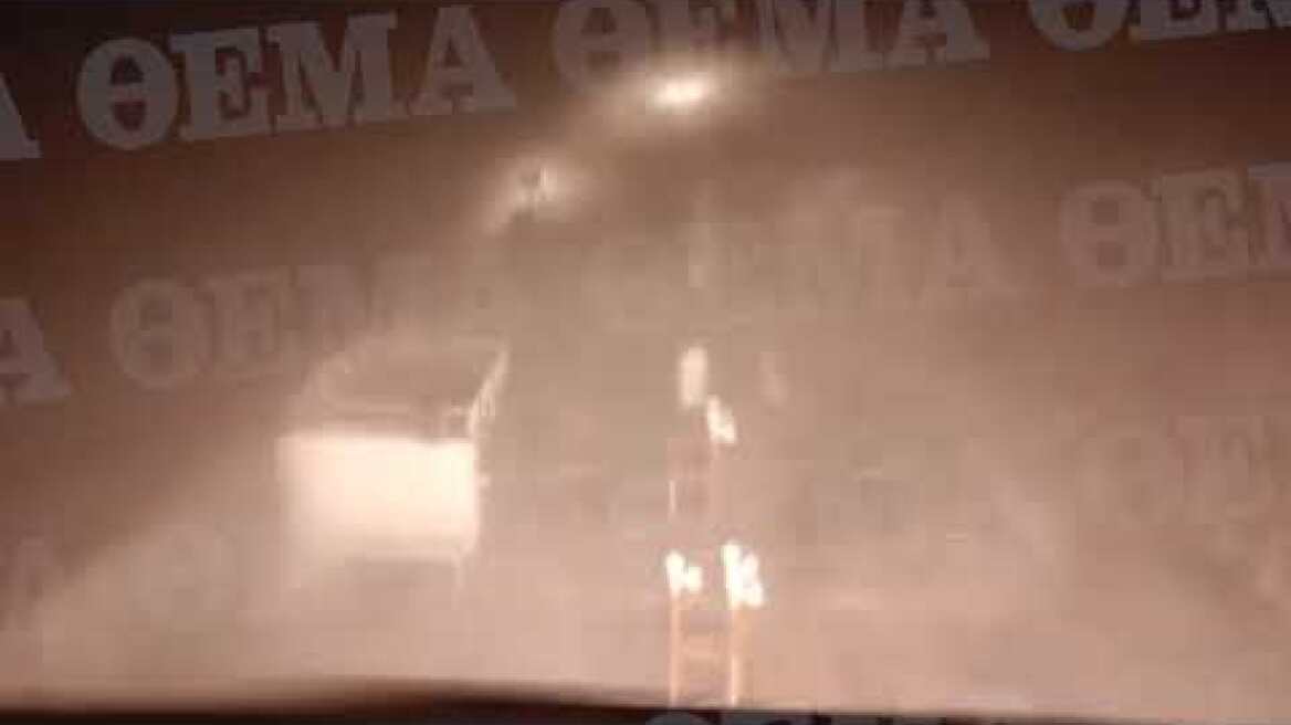 Ο τυφώνας Milton από την γέφυρα πλοίου (1)