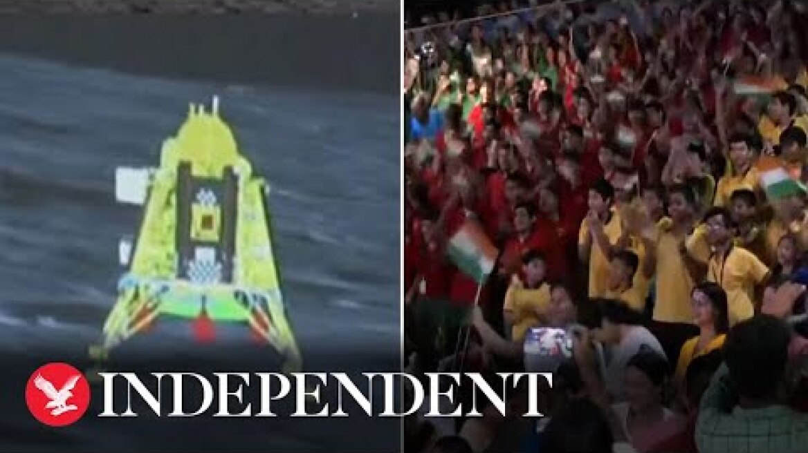 India’s students and teachers celebrate Chandrayaan-3 moon landing