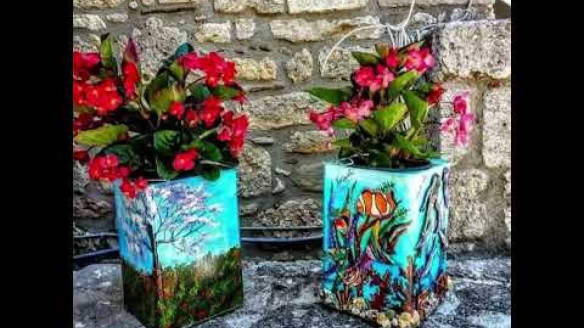 Ο γλύπτης Βασίλης Παυλής για την κλοπή των ζωγραφισμένων τενεκέδων στην Άφυτο Χαλκιδικής