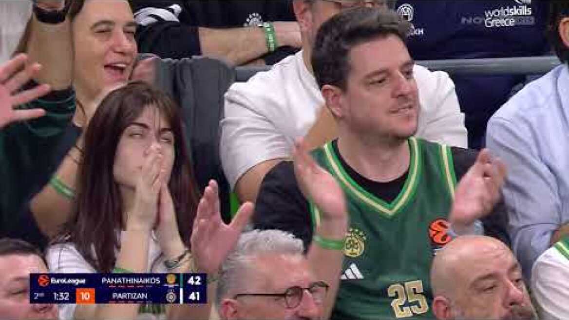 Παναθηναϊκός-Παρτίζαν: 91-69 (MD 13, 25/11/2025)