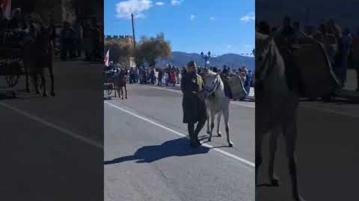 Παρέλαση με άλογα στην Εύβοια