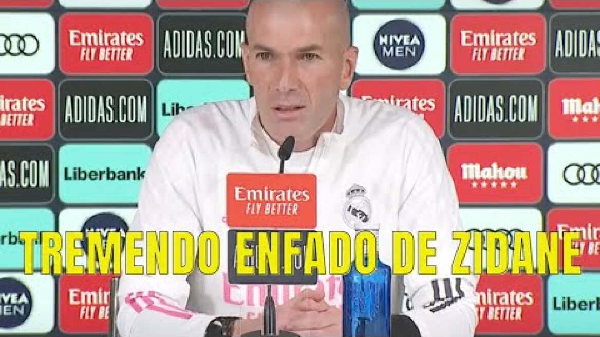 Tremendo enfado de Zidane con un periodista (Nunca le había visto tan molesto) 🤬🤬