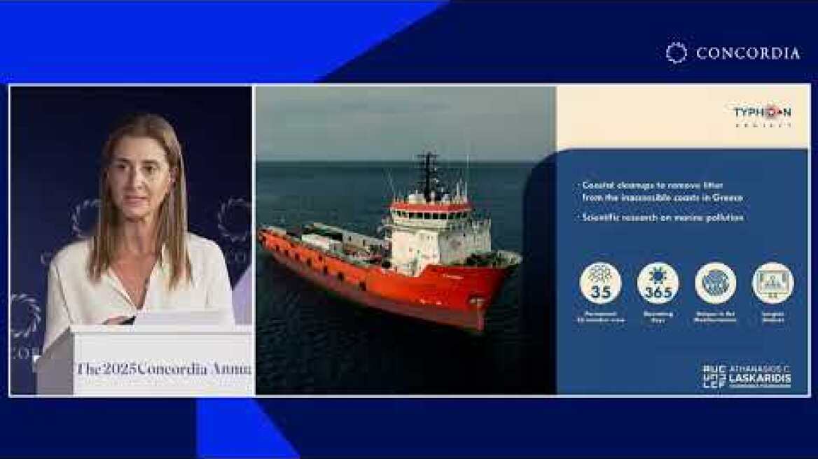 The Typhoon Project: Fighting Plastic in Greece, One Coast at a Time | 2025 Concordia Annual Summit