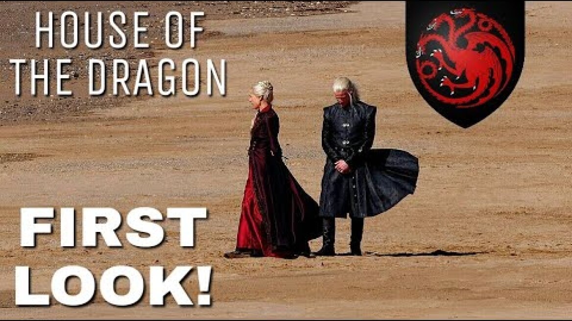 House of the Dragon: First Images! Daemon & Rhaenyra Targaryen Filming Scenes on the Beach!