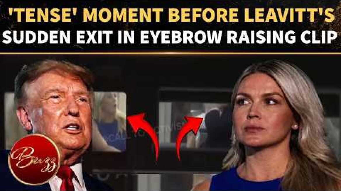Karoline Leavitt's 'TENSE' Talk With Trump & Blonde Aide Sparks White House Exit Conspiracy Theories