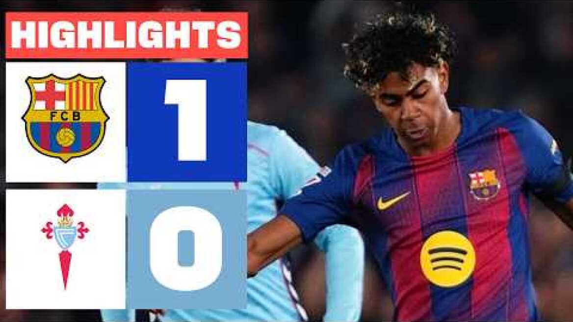 FC BARCELONA 1 - 0 CELTA | RESUMEN LALIGA EA SPORTS