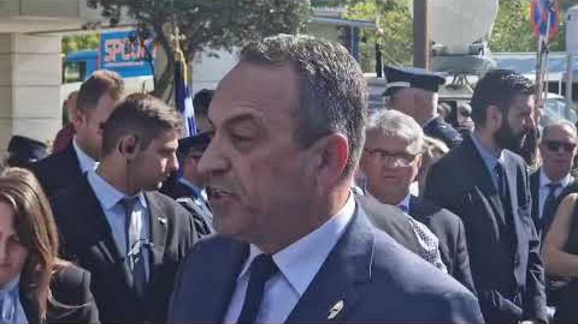 Δηλώσεις Στυλιανίδη από την παρέλαση της Θεσσαλονίκης