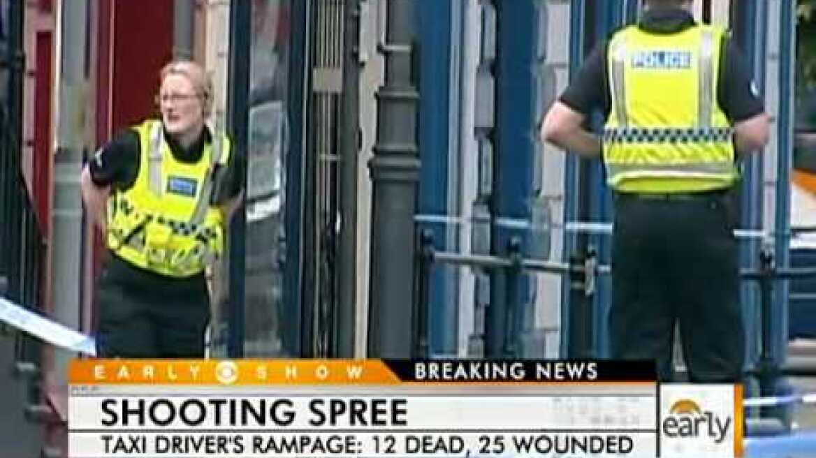 A Terrorist Man Kills 12 Innocent People In UK. 02.06.2010