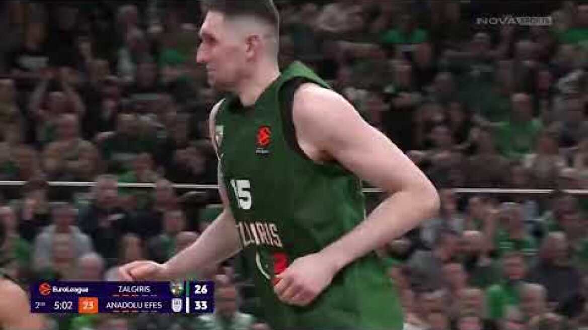 Ζάλγκιρις Κάουνας - Αναντολού Εφές: 64-87 (MD 16, 17/12/2025)