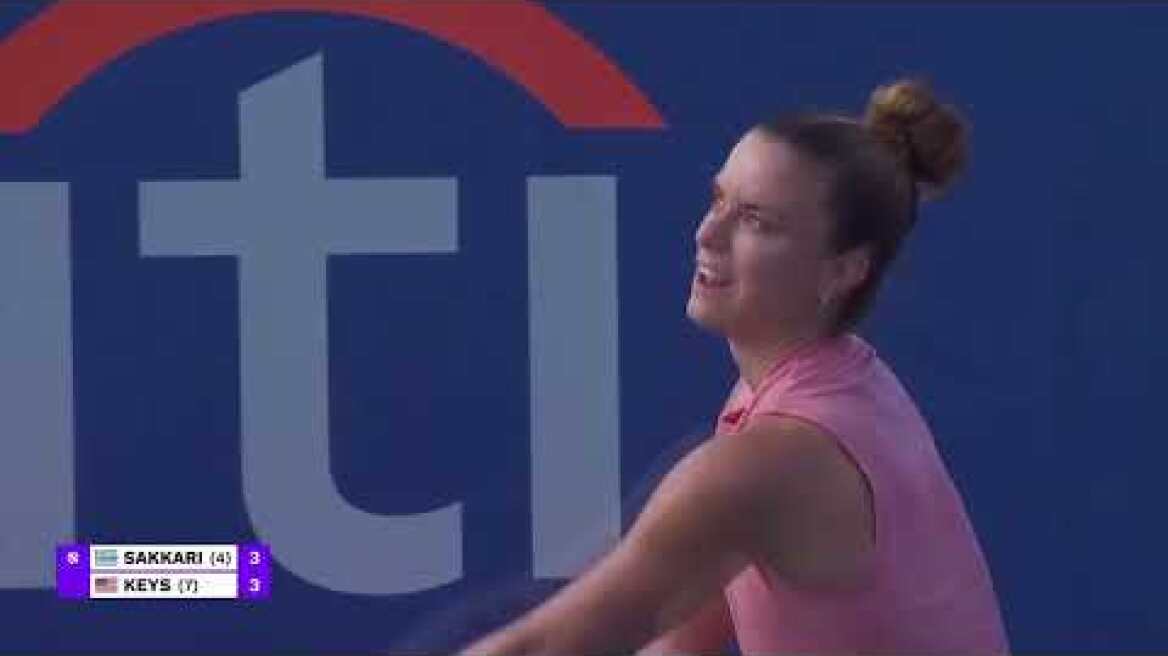 Maria Sakkari vs Madison Keys | 2023 Mubadala Citi DC Open Quarterfinal
