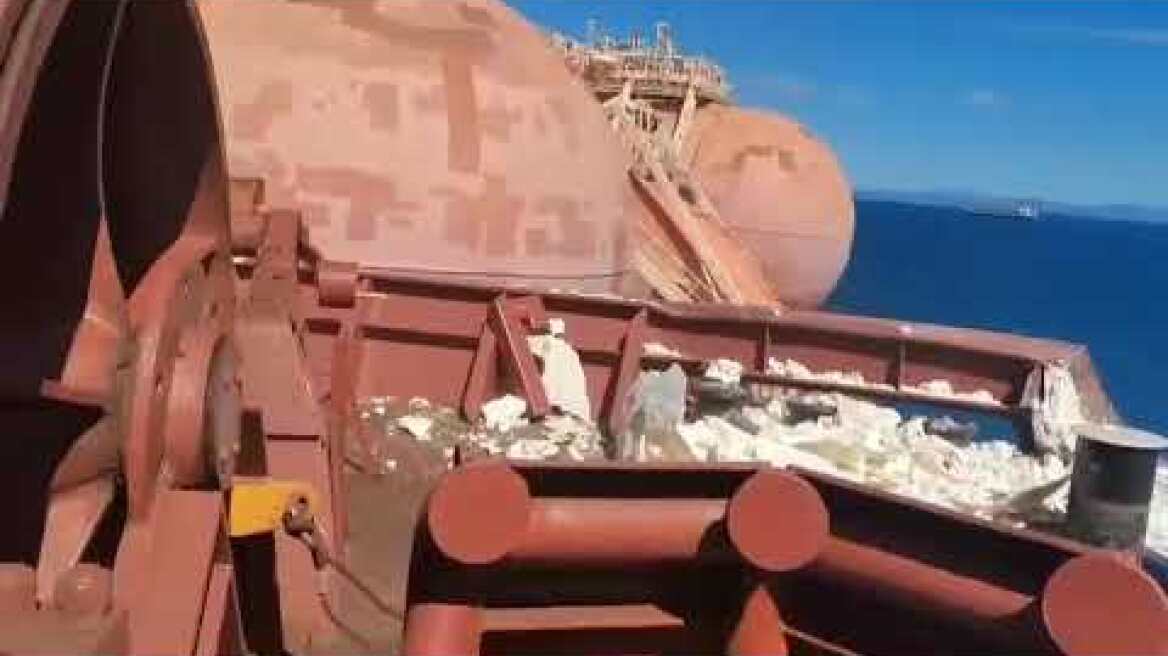 Σύγκρουση φορτηγών πλοίων στο αγκυροβόλιο Hay Point της Αυστραλίας