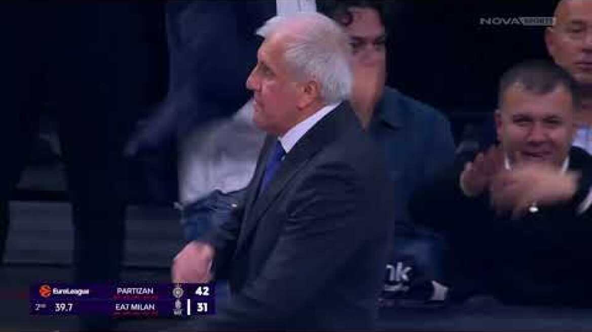 Παρτίζαν-Αρμάνι Μιλάνο: 80-78 (MD 2, 02/10/2025)