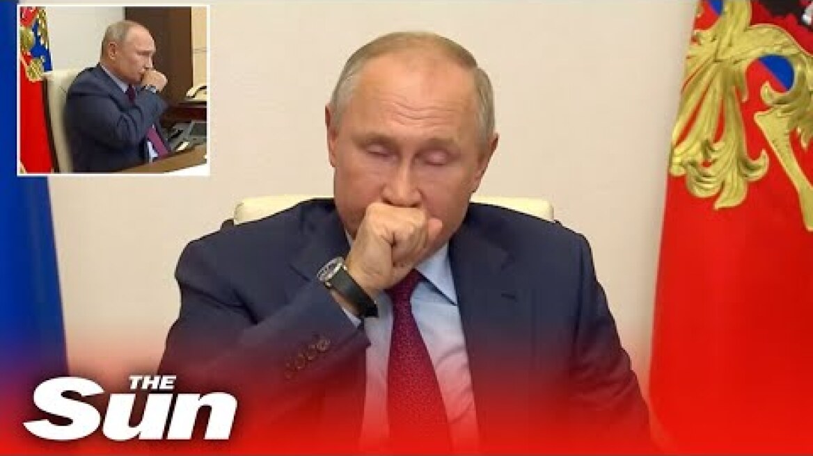 Putin's violent coughing fit forces Kremlin to deny health problems