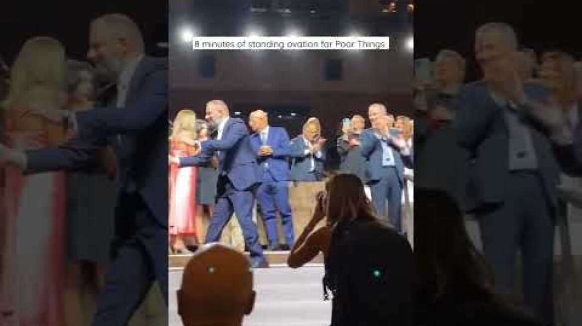 Poor Things Receives Standing Ovation At Venice Film Festival #shorts