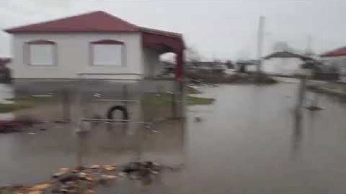 Ηλιόπετρα Ξάνθης πλημμύρες