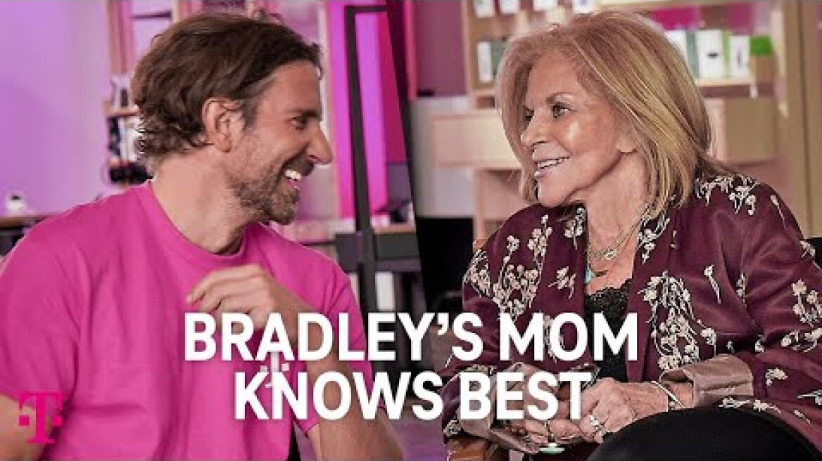 Bradley Cooper and His Mom Attempt A T-Mobile Commercial | 2023 Big Game Day Commercial | T-Mobile