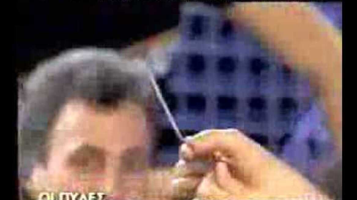 Uri Geller on Greek TV show