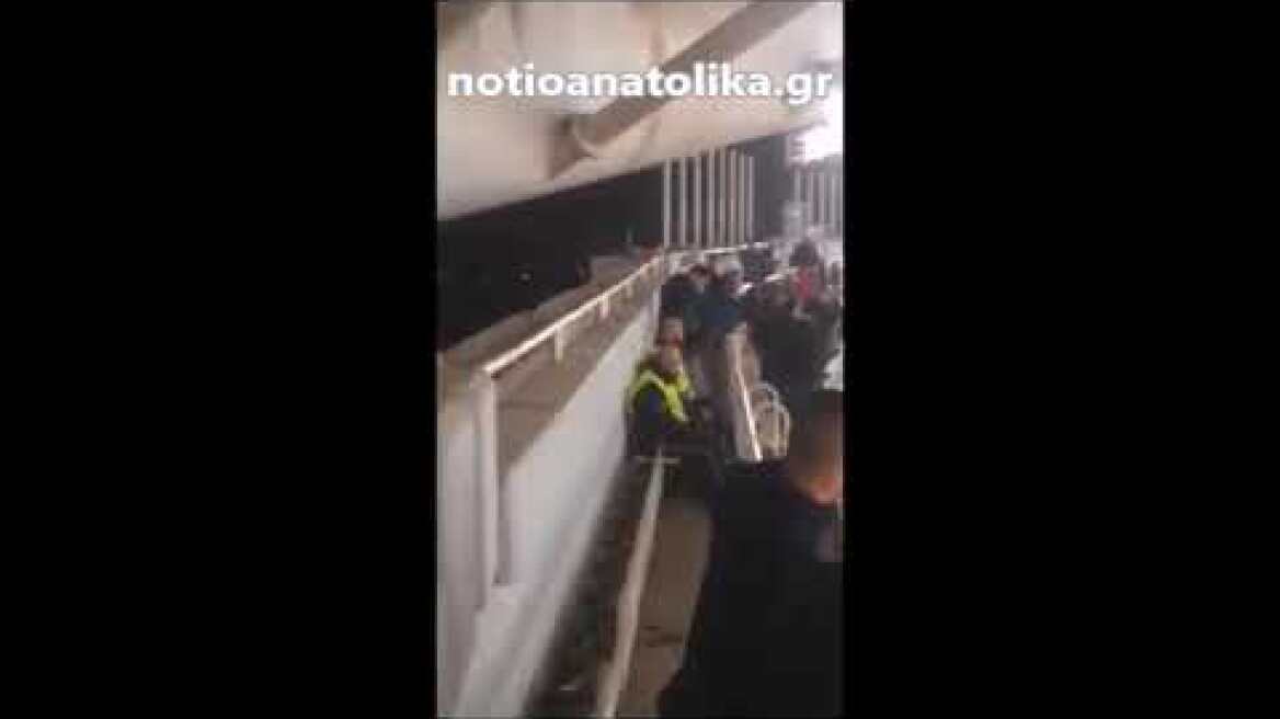 Ταλάντωση σοκ σε κερκίδα του ΟΑΚΑ!