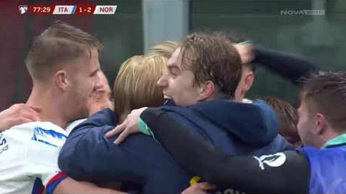 Ιταλία – Νορβηγία: 1-4 (ΜD 8, 16/11/25)