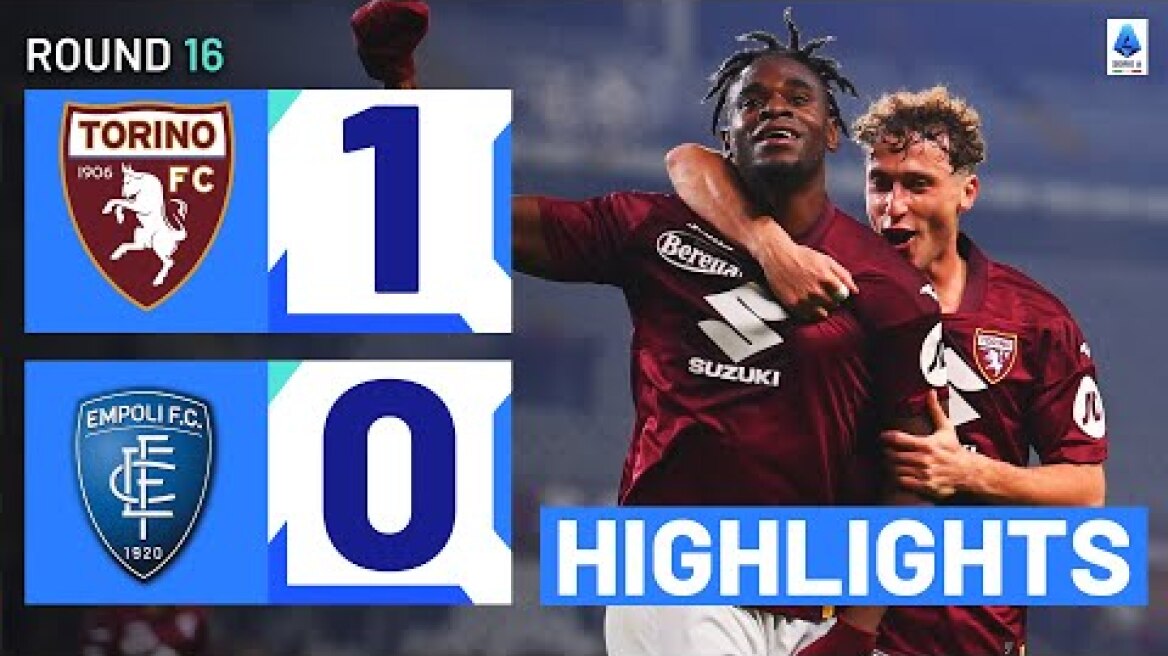 TORINO-EMPOLI 1-0 | HIGHLIGHTS | Zapata edges Empoli at the Grande Olimpico | Serie A 2023/24