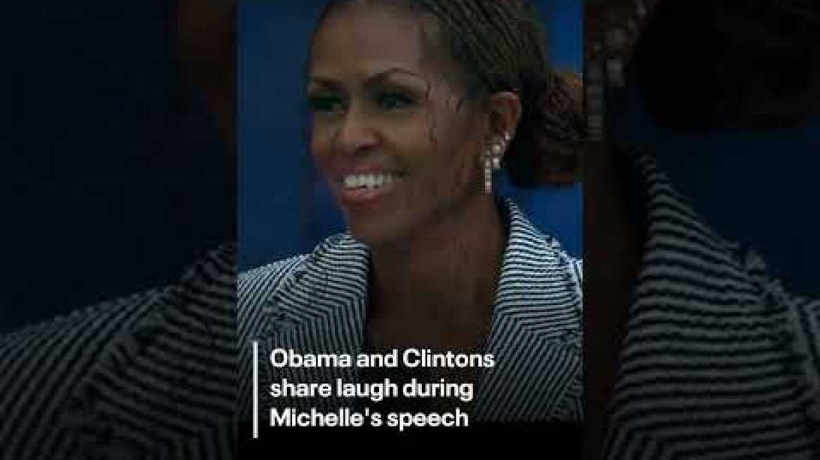 Michelle Obama's mention of Nobel Peace Prize sparks cheers and laughter