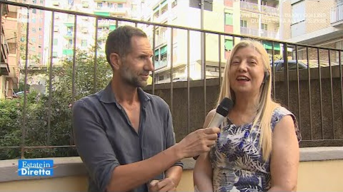 Genova, aggredita da un cinghiale in spiaggia - Estate in Diretta 12/07/2022