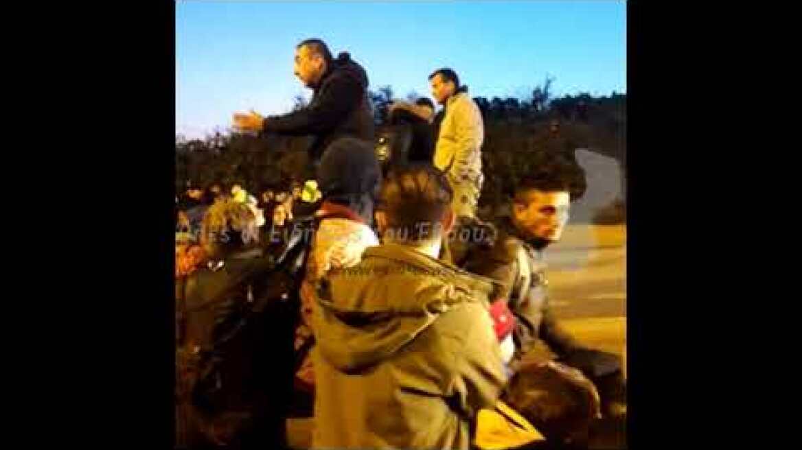 Κατάληψη κάθετου άξονα στον Έβρο