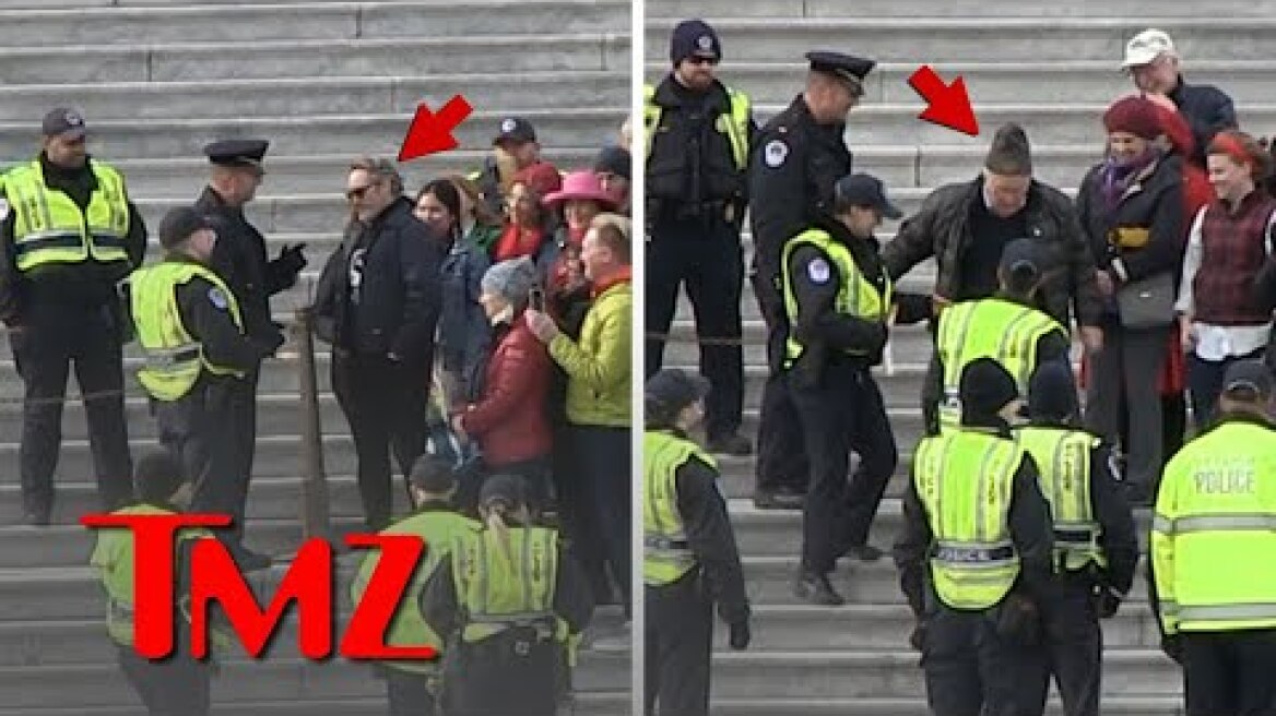Joaquin Phoenix, Martin Sheen Detained at Jane Fonda's Protest | TMZ