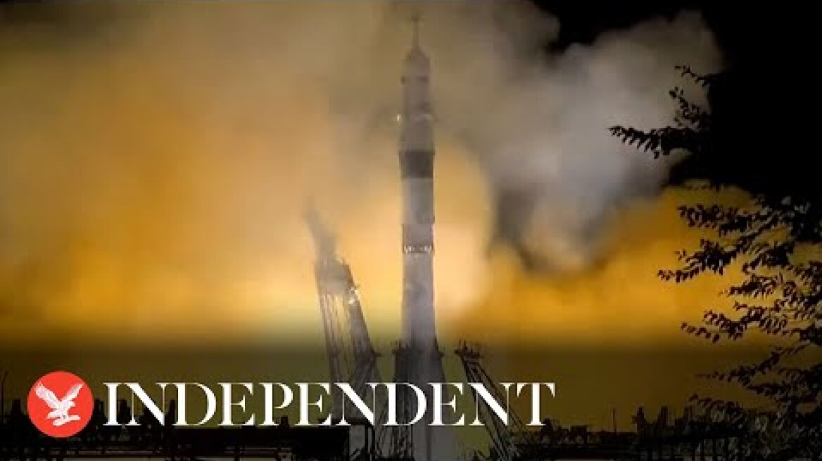 Soyuz MS-24 spacecraft launches to International Space Station from Kazakhstan
