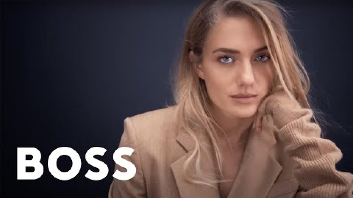 Alica Schmidt in the Fall Winter 2022 Campaign | BOSS