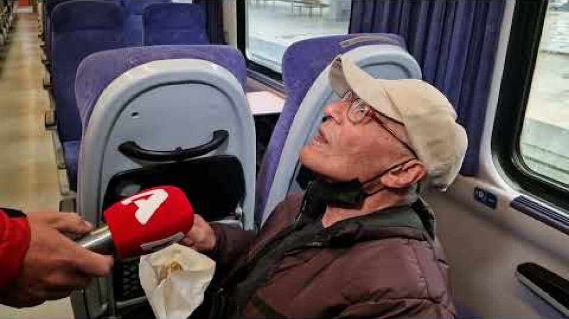 Αναχώρηση τρένου από Θεσσαλονίκη για Αθήνα - Επιβάτης