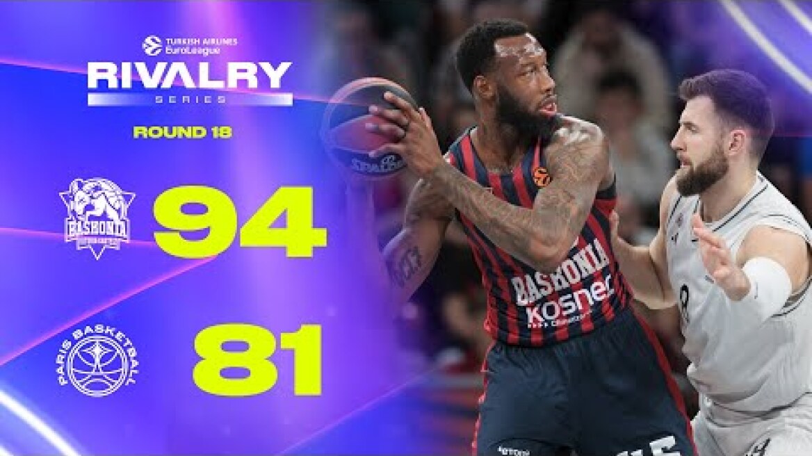 BIG COMEBACK in Vitoria | Baskonia – Paris | BASKETBALL HIGHLIGHTS R18 2024-25