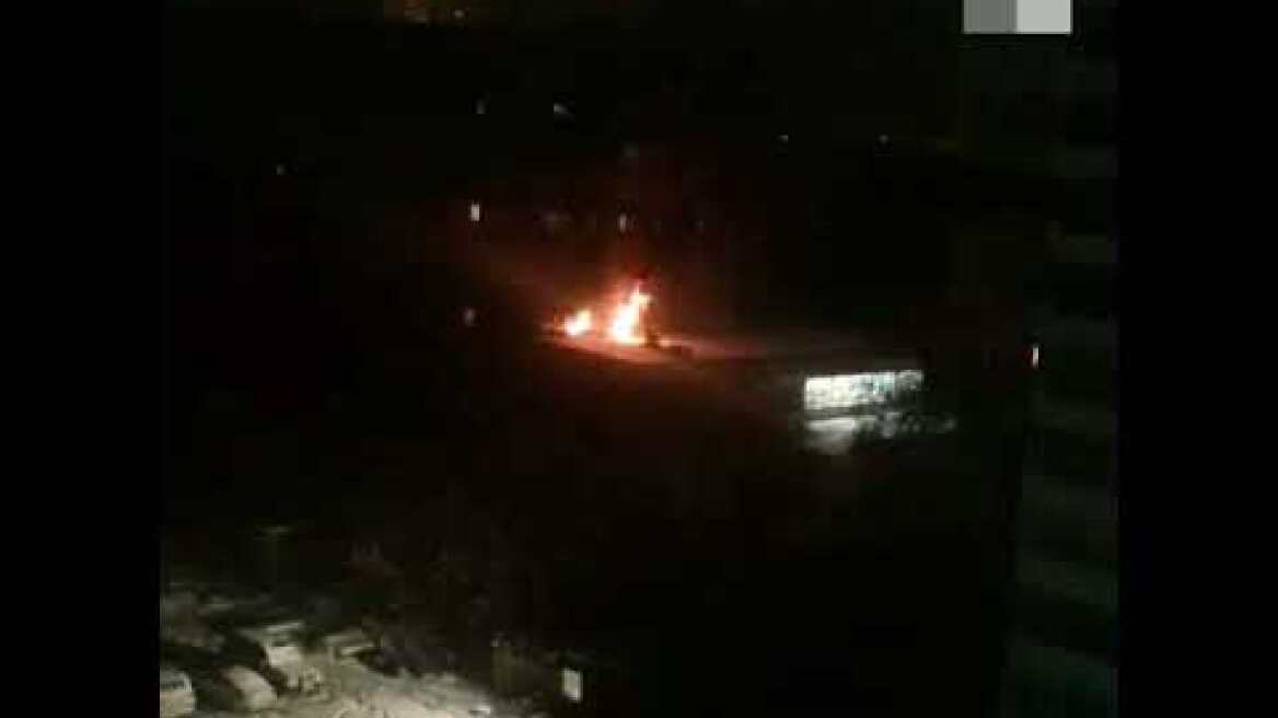 ⚡️ On the night of January 11-12 in Yekaterinburg, an emergency occurred in the ZHBI microdistrict.